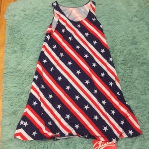 Stars and Stripes A-frame dress - never worn